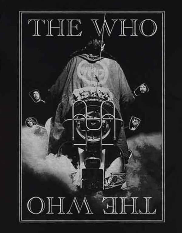 The Who T Shirt Quadrophenia Classic Band Logo Official Mens Black