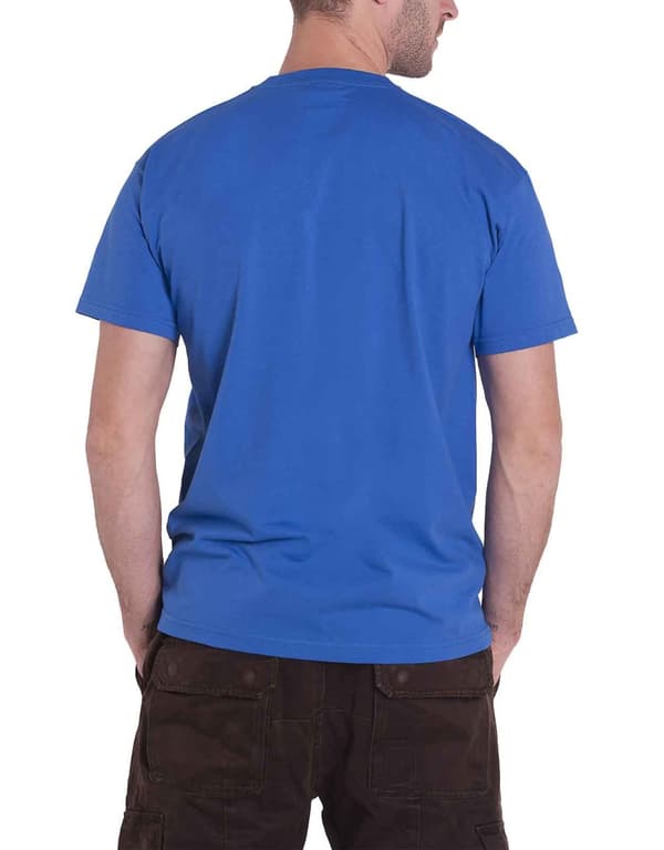 Sonic Youth T Shirt Washing Machine Album Band Logo Official Mens Blue