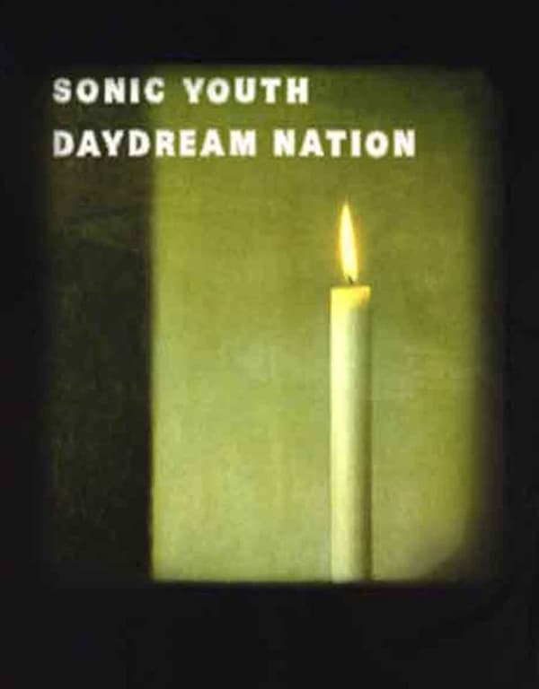 Sonic Youth T Shirt Daydream Nation Album band Logo Official Mens Black