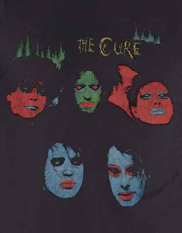 The Cure T Shirt In Between Days Album cover band logo Official Mens Black
