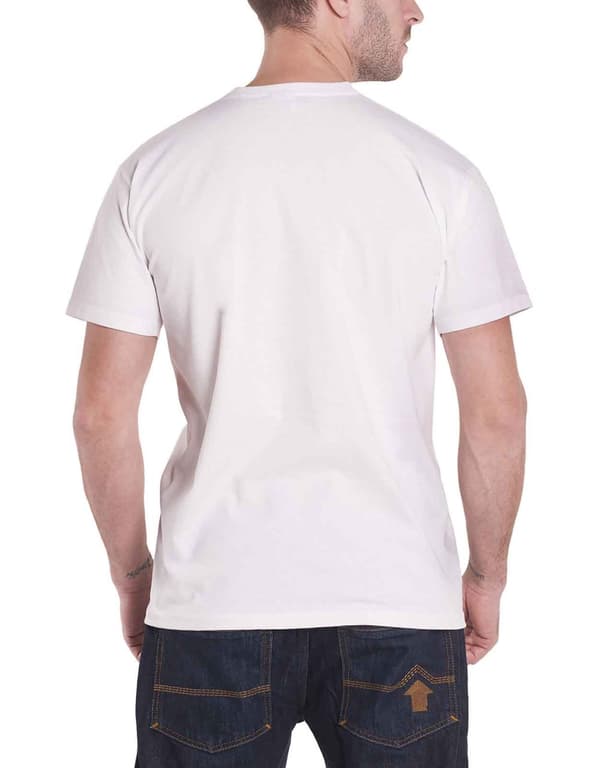 Blondie T Shirt Band Logo Parallel Lines Halftone portraits Official Mens White