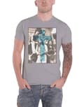 Miniatyrbild 1 av 4: Black Sabbath T Shirt Blue Cross group shot band logo Official Unisex Grey