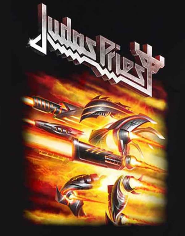 Judas Priest T Shirt Firepower Album Band Logo Official Mens Black XL