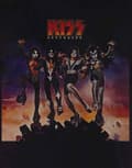 Miniatyrbild 3 av 4: KISS T Shirt Destroyer Album Cover Band Logo Official Mens Black