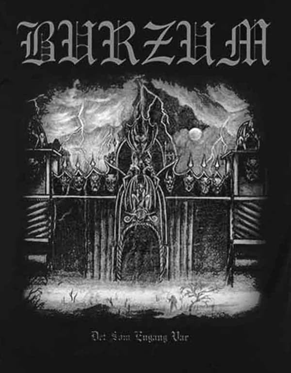 Burzum T Shirt Det Som Engang Var 2013 Official Mens Black Long Sleeve