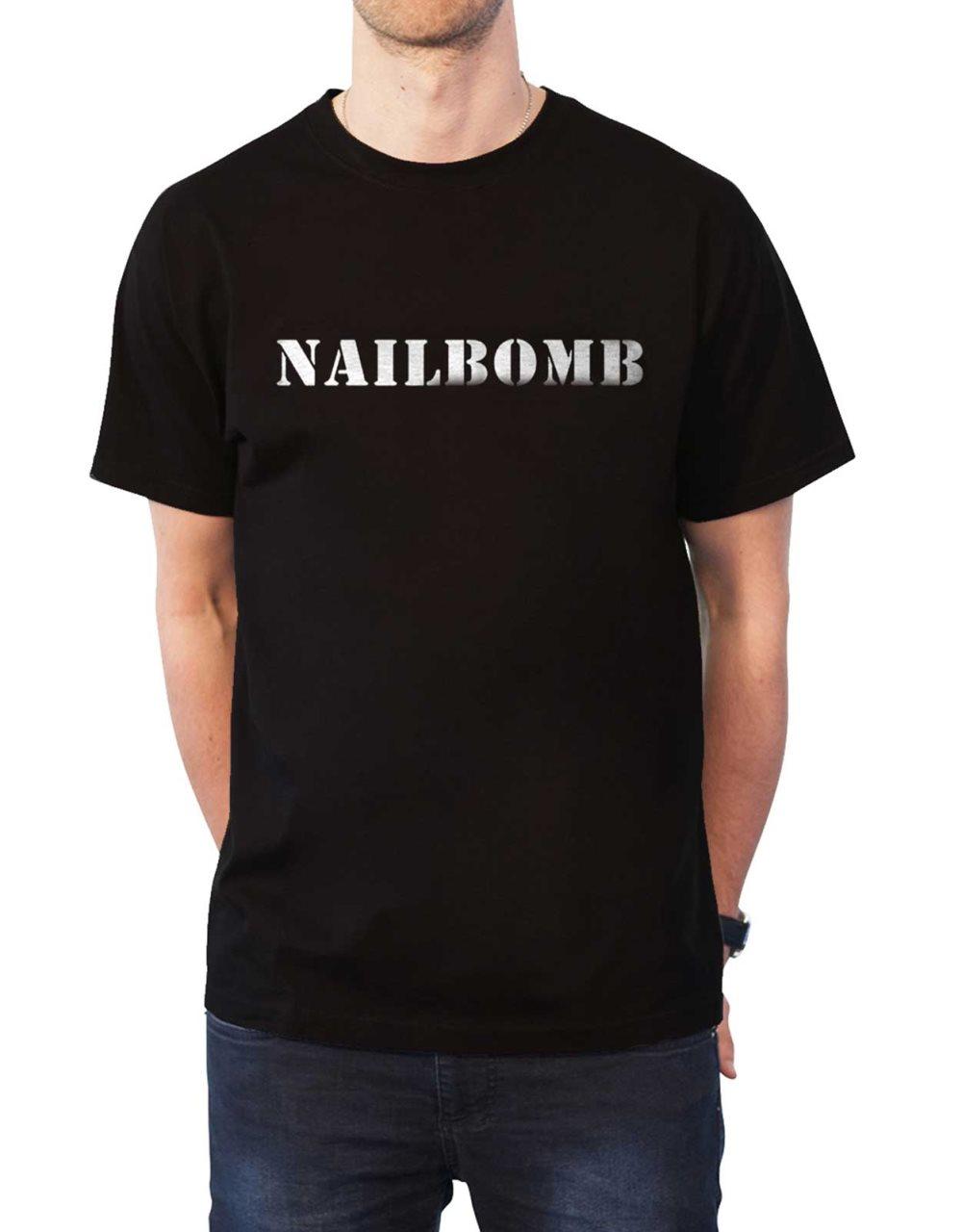 Nailbomb T Shirt Punk Loser Band Logo Official Mens Black