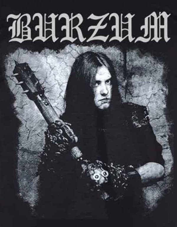Burzum T Shirt Anthology 2018 Album cover Band logo Official Mens Black