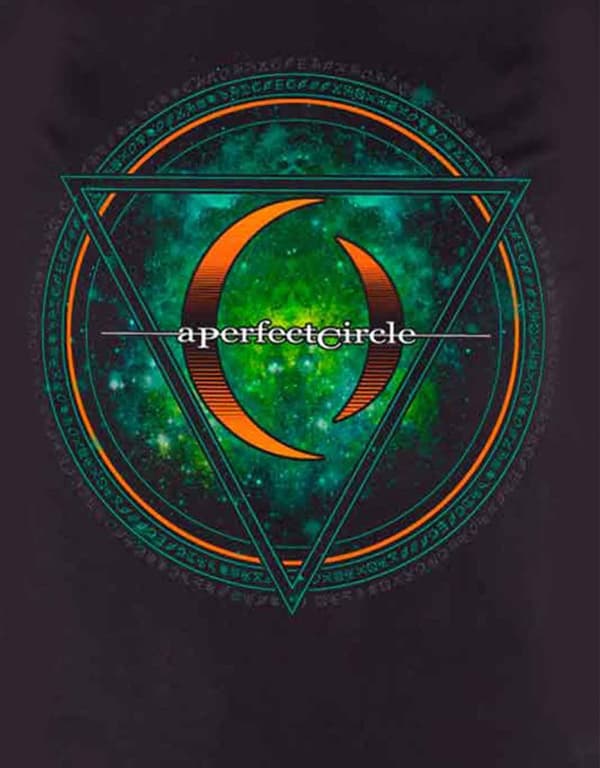 A Perfect Circle T Shirt Band Logo Sigil Official Womens Skinny Fit Black