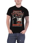 Miniatyrbild 1 av 4: Motorhead T Shirt Lemmy Firepower Flyer band Logo Official Mens Black