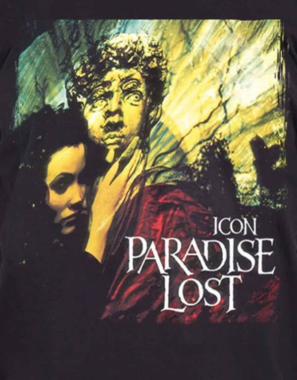 Paradise Lost T Shirt Icon album band logo Official Mens Black
