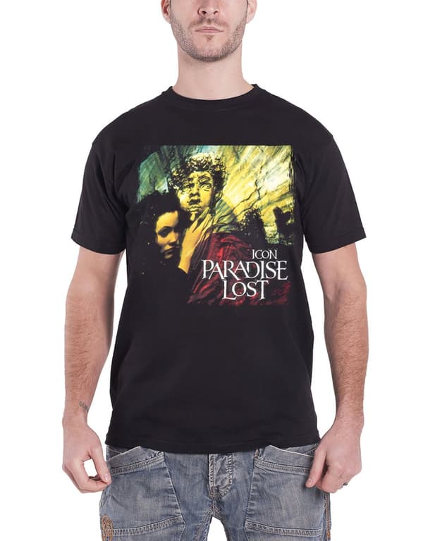 Paradise Lost T Shirt Icon album band logo Official Mens Black Black M