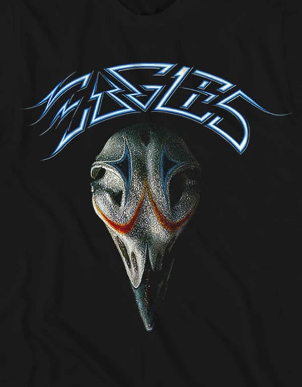 Eagles T Shirt Greatest Hits Album Cover Band Logo Official Mens Black