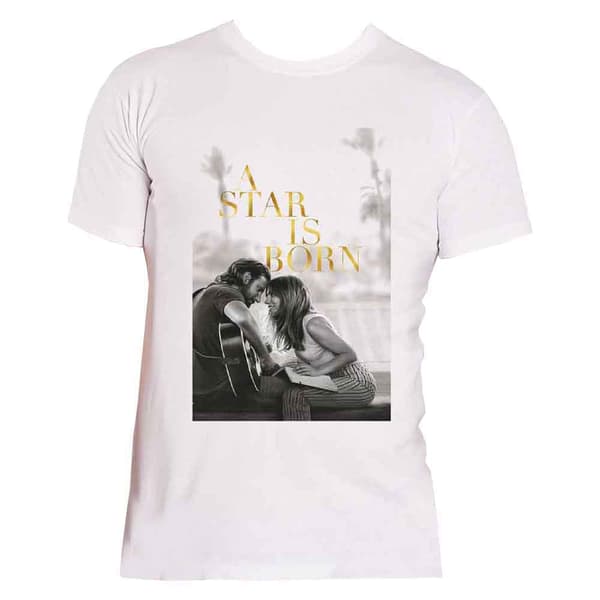 A Star Is Born T Shirt Jack And Ally Movie Poster Official Mens White