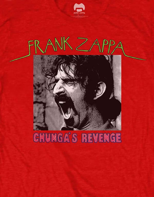 Frank Zappa T Shirt Chunga's Revenge Official Unisex Red