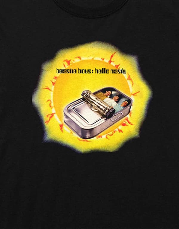Beastie Boys T Shirt Hello Nasty Band Album Logo Official Mens Black