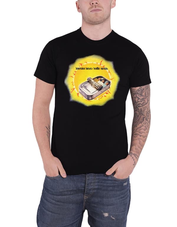 Beastie Boys T Shirt Hello Nasty Band Album Logo Official Mens Black