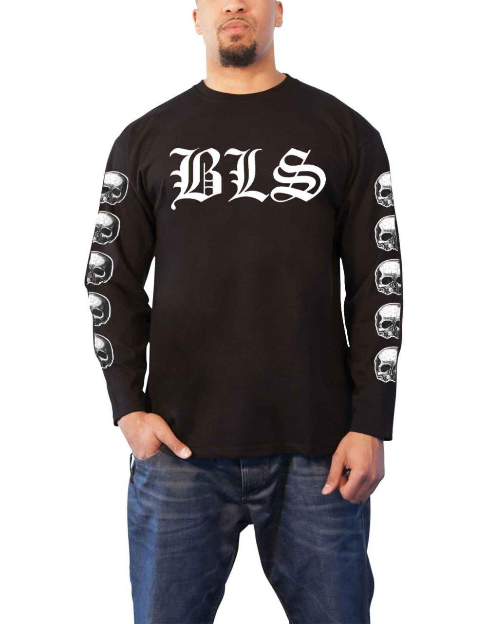 Black Label Society T Shirt SDMF Band Logo Official Mens Black Longsleeve L