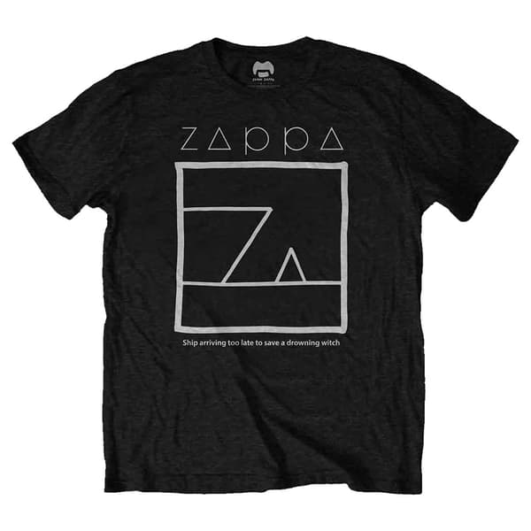 Frank Zappa T Shirt Drowning Witch Logo Official Mens