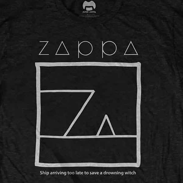Frank Zappa T Shirt Drowning Witch Logo Official Mens