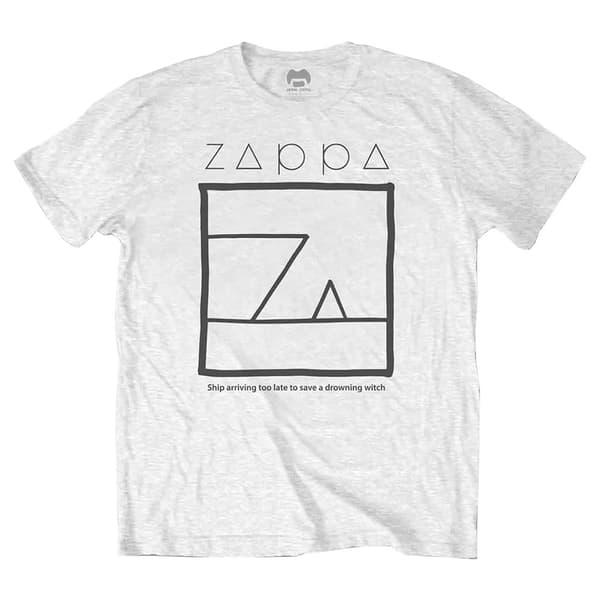 Frank Zappa T Shirt Drowning Witch Logo Official Mens