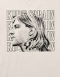 Miniatyrbild 3 av 4: Kurt Cobain T Shirt Contrast Portrait Profile Logo Nirvana Official natural
