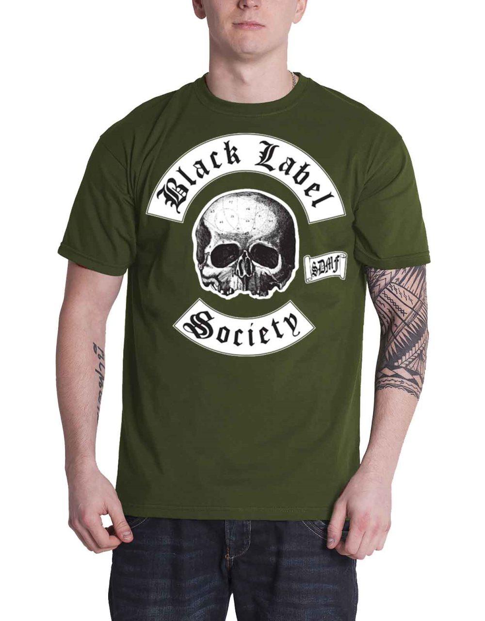 Black Label Society T Shirt The Almighty SDMF Band Logo Official Mens