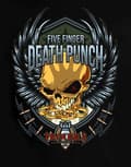 Miniatyrbild 2 av 3: Five Finger Death T Shirt Trouble Band Logo Official Womens Skinny Fit Black