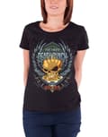 Miniatyrbild 1 av 2: Five Finger Death T Shirt Trouble Band Logo Official Womens Skinny Fit Black