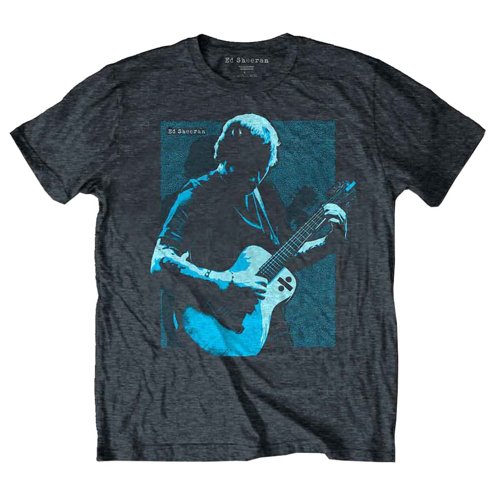 Ed Sheeran T Shirt Guitar Chords Logo Official Mens Black