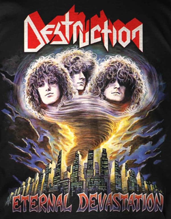 Destruction T Shirt Eternal Devastation Band Logo Official Mens Black