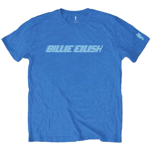 Billie Eilish T Shirt Black Racer Logo Official Unisex