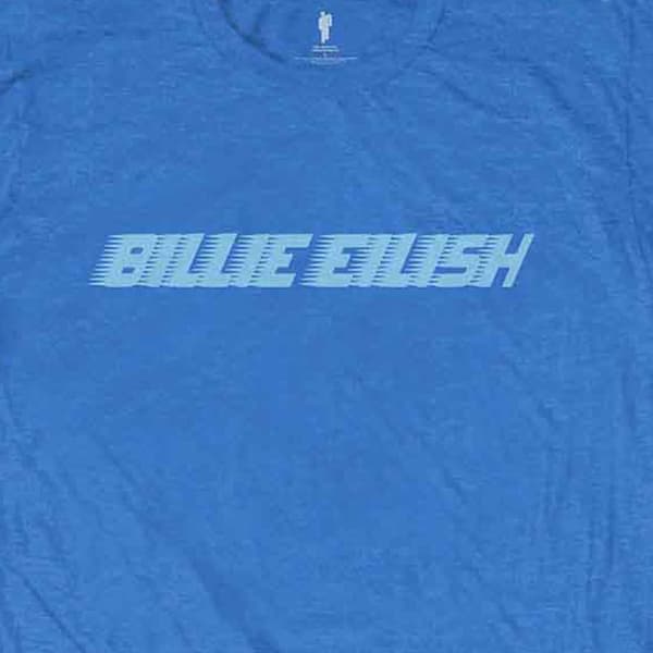Billie Eilish T Shirt Black Racer Logo Official Unisex