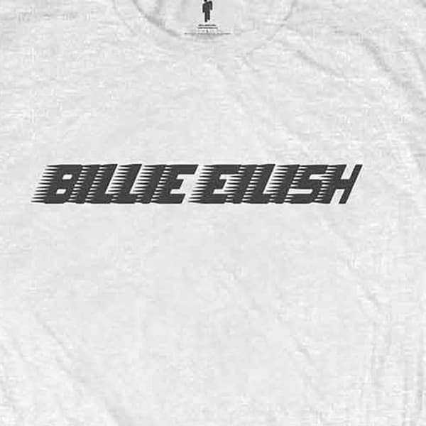 Billie Eilish T Shirt Black Racer Logo Official Unisex
