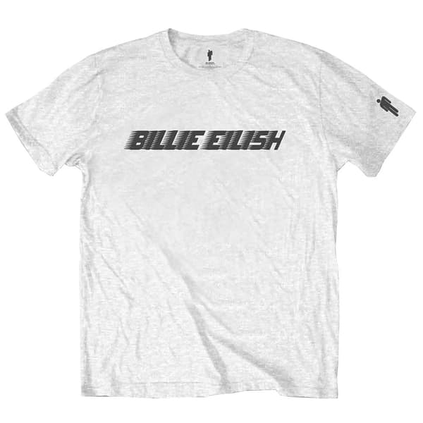 Billie Eilish T Shirt Black Racer Logo Official Unisex