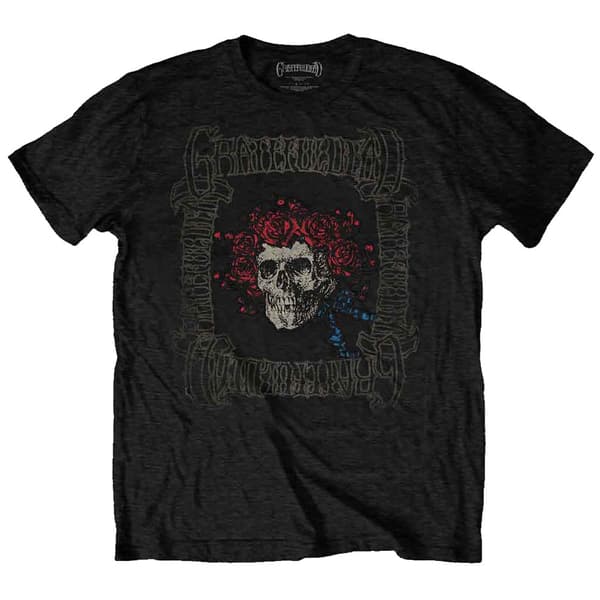 Grateful Dead T Shirt Bertha Vintage Band Logo Box Official Mens