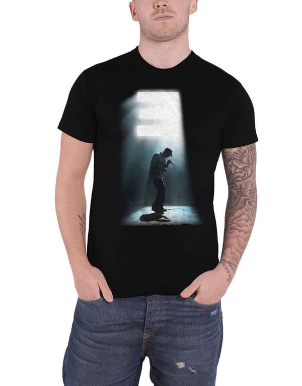 Eminem T Shirt The Glow Slim Shady Logo Official Mens Black Black XXL
