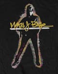 Miniatyrbild 2 av 3: Mary J Blige T Shirt Glow Logo Official Womens Skinny Fit Black