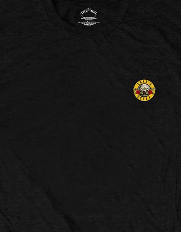 Guns N Roses T Shirt Classic Logo Official Mens Black M
