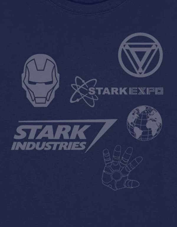 Iron Man Stark Expo Logo T Shirt