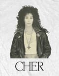 Miniatyrbild 2 av 3: Cher T Shirt Leather Jacket Logo Official Womens Skinny Fit White