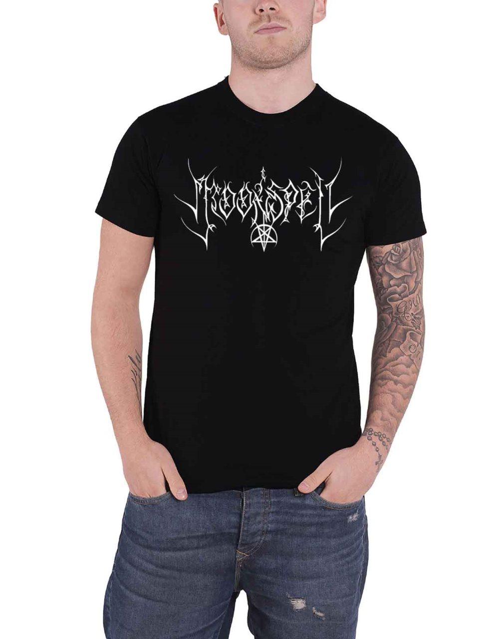 Moonspell T Shirt Band Logo Official Mens Black