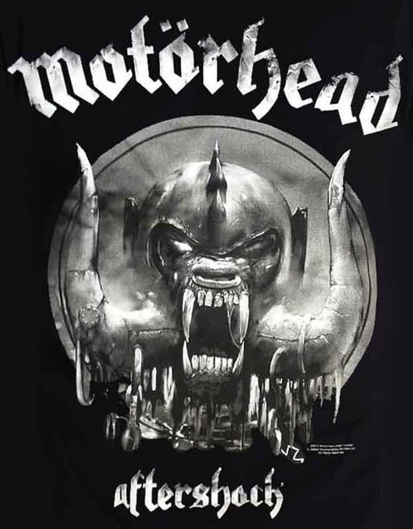 Motorhead T Shirt Aftershock War Pig mens Black Album Official