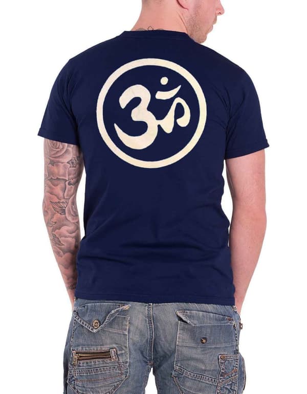 George Harrison T Shirt Blue Extra Texture Read All About It Official Mens