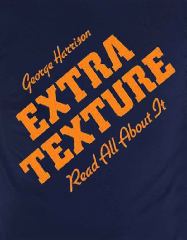 George Harrison T Shirt Blue Extra Texture Read All About It Official Mens