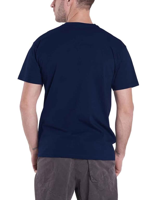 Jimi Hendrix T Shirt Are You Experienced Logo Official Mens Navy Blue