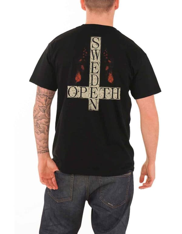 Opeth T Shirt Haxprocess Band Logo Official Mens Black