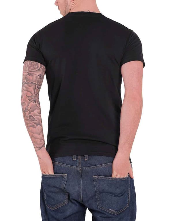 Bob Marley T Shirt Black and White Rasta Photo Band Logo Official Mens Black