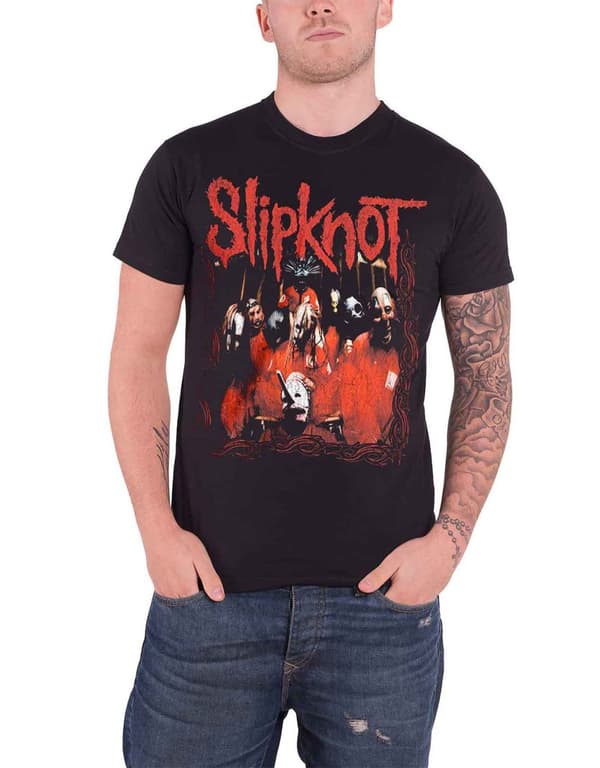 Official Slipknot T Shirt Paul Gray Band logo Metal Mens Black