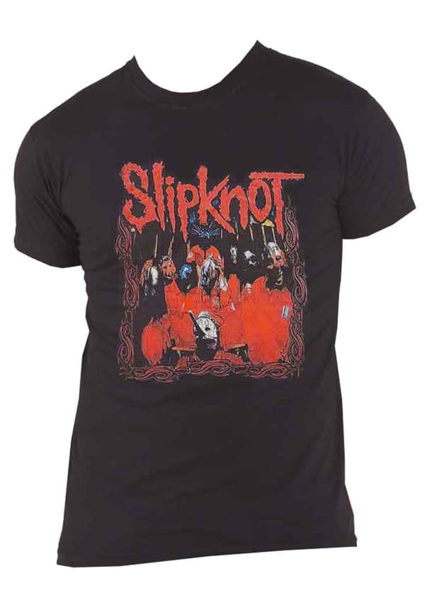 Official Slipknot T Shirt Paul Gray Band logo Metal Mens Black