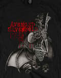 Miniatyrbild 3 av 4: Avenged Sevenfold T Shirt Spine Climber band logo Official mens black